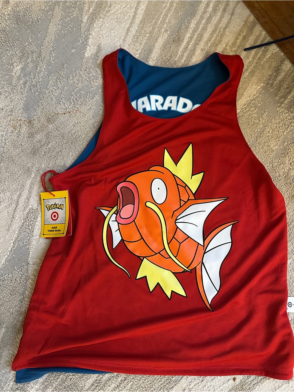 Pokemon x Target Red and Blue Magikarp Tank Top